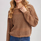 The Cory Sweater: Mocha & Natural