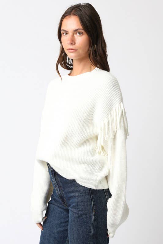 The Karli Fringe Sweater