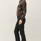 The Jenna Leather Bomber