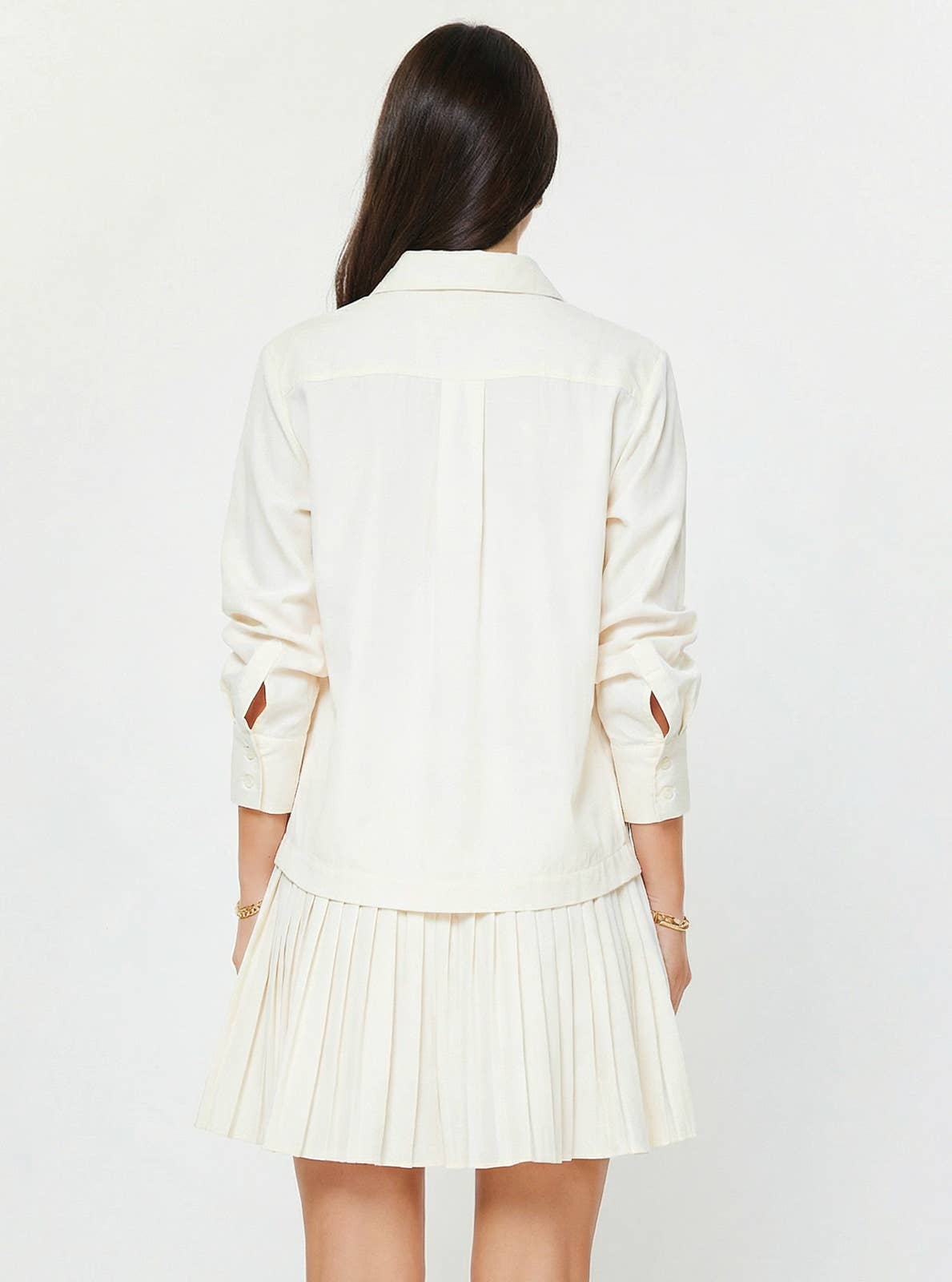 The Stevie Drop Waist Shirt Dress