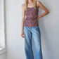 The Vienna Satin Polka Dot Cami
