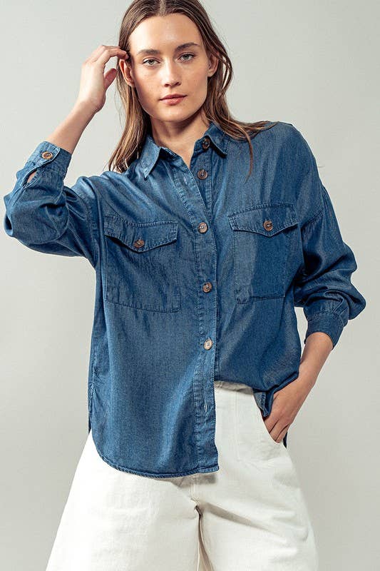 The Brenna Denim Shirt