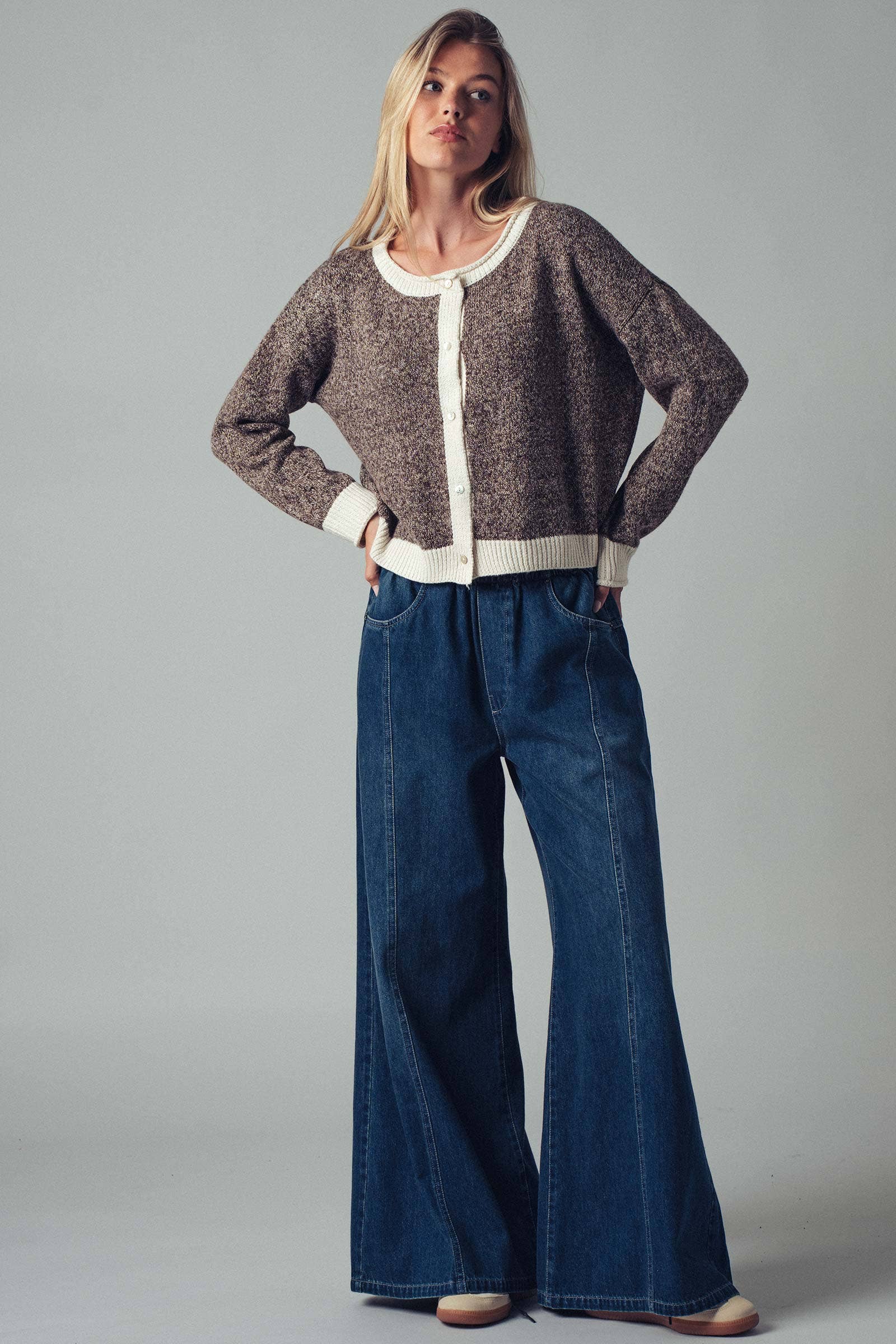 The Rae Relaxed Wide Leg Drawstring Jean