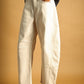 Pinstripe Barrel Jean