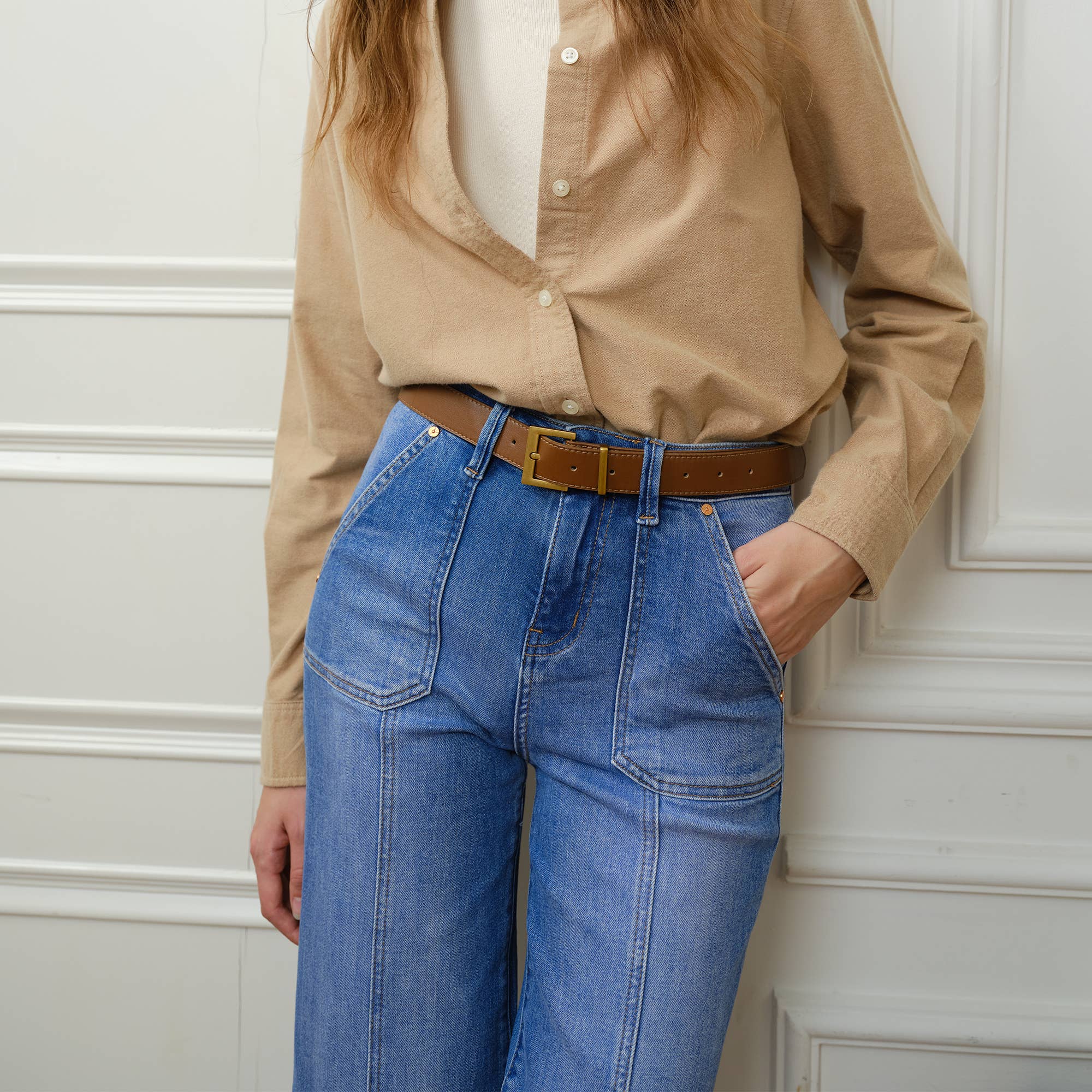 The Boca High Rise Straight Jean