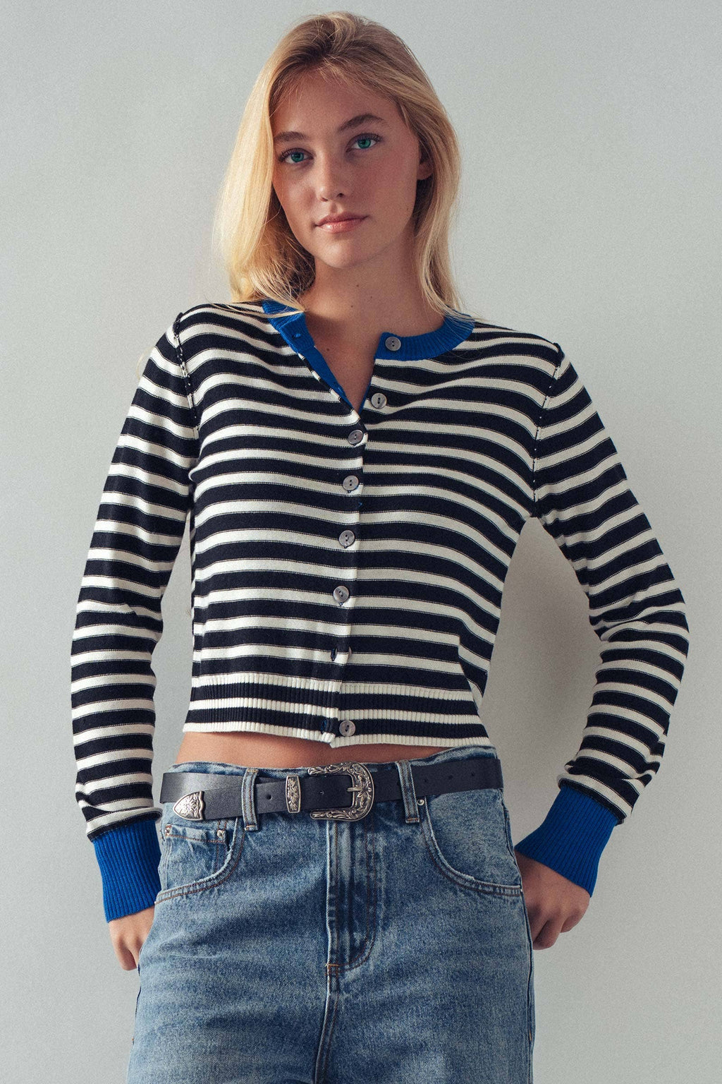 The Kiera Striped Cardigan
