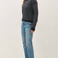 The Joey Striped Waffle Knit Sweater