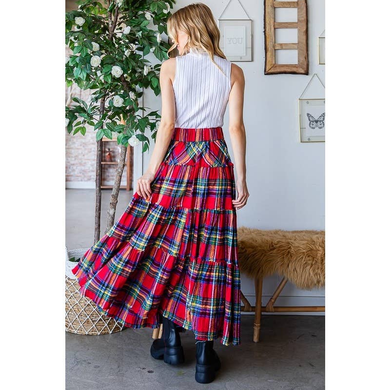 The Claire Mineral Washed Maxi Skirt