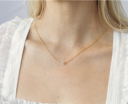 Pearl Daisy Necklace