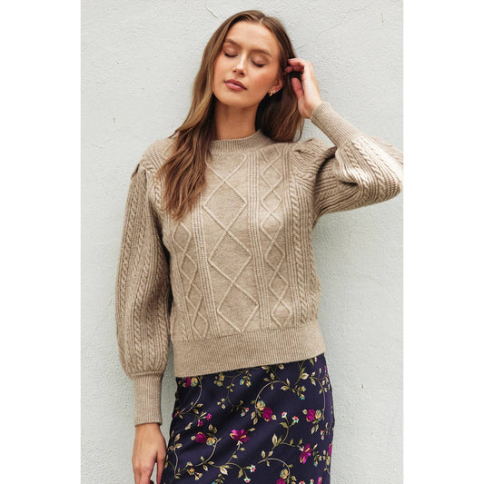 The Logan Cable Knit Sweater