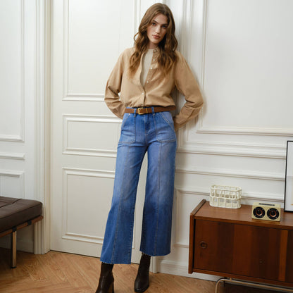 The Boca High Rise Straight Jean