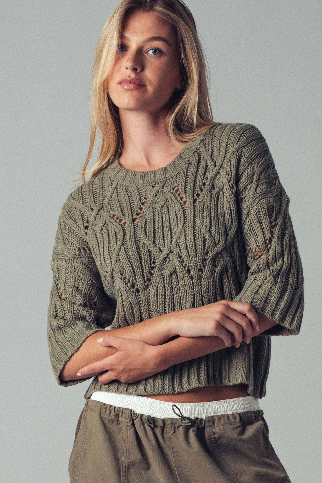 The Melanie Crochet Sweater