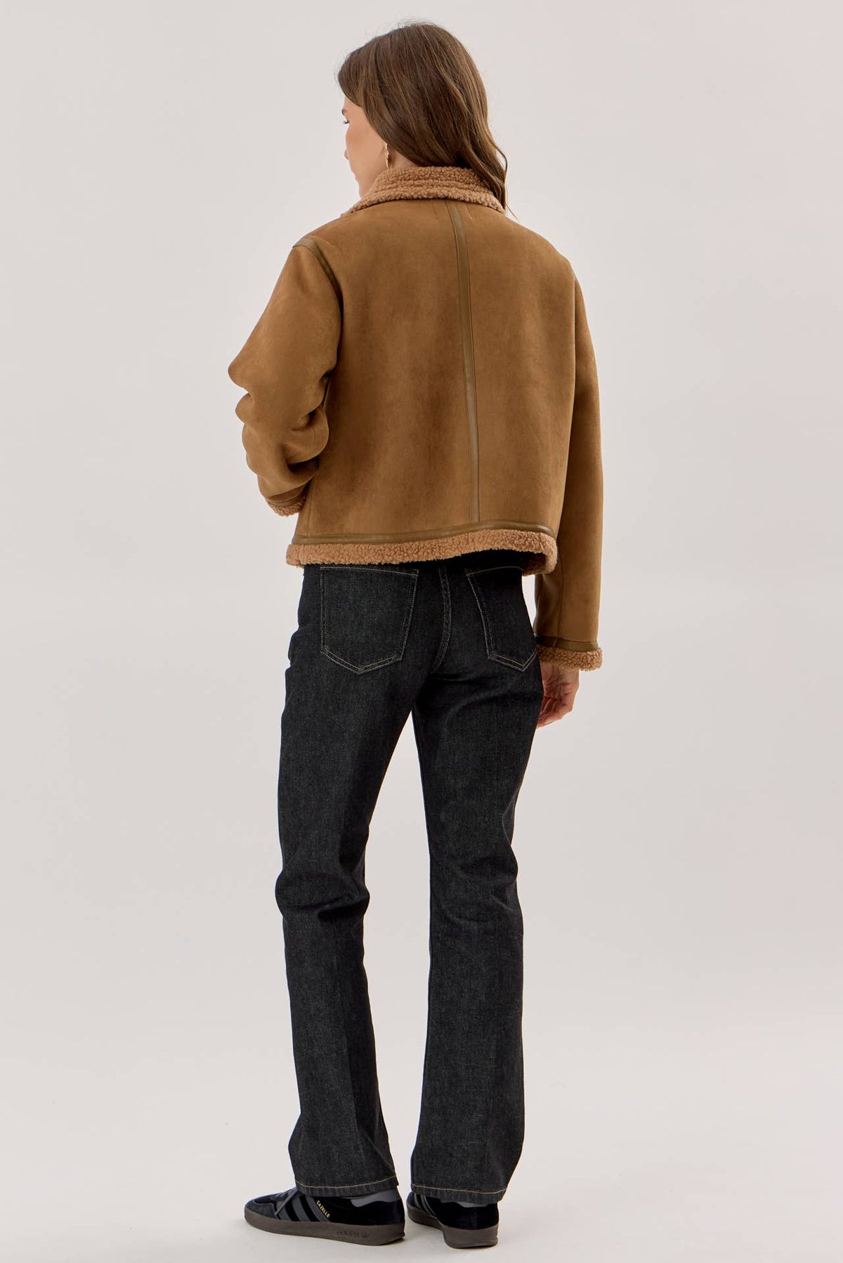 The Saddle Sherpa Trim Jacket
