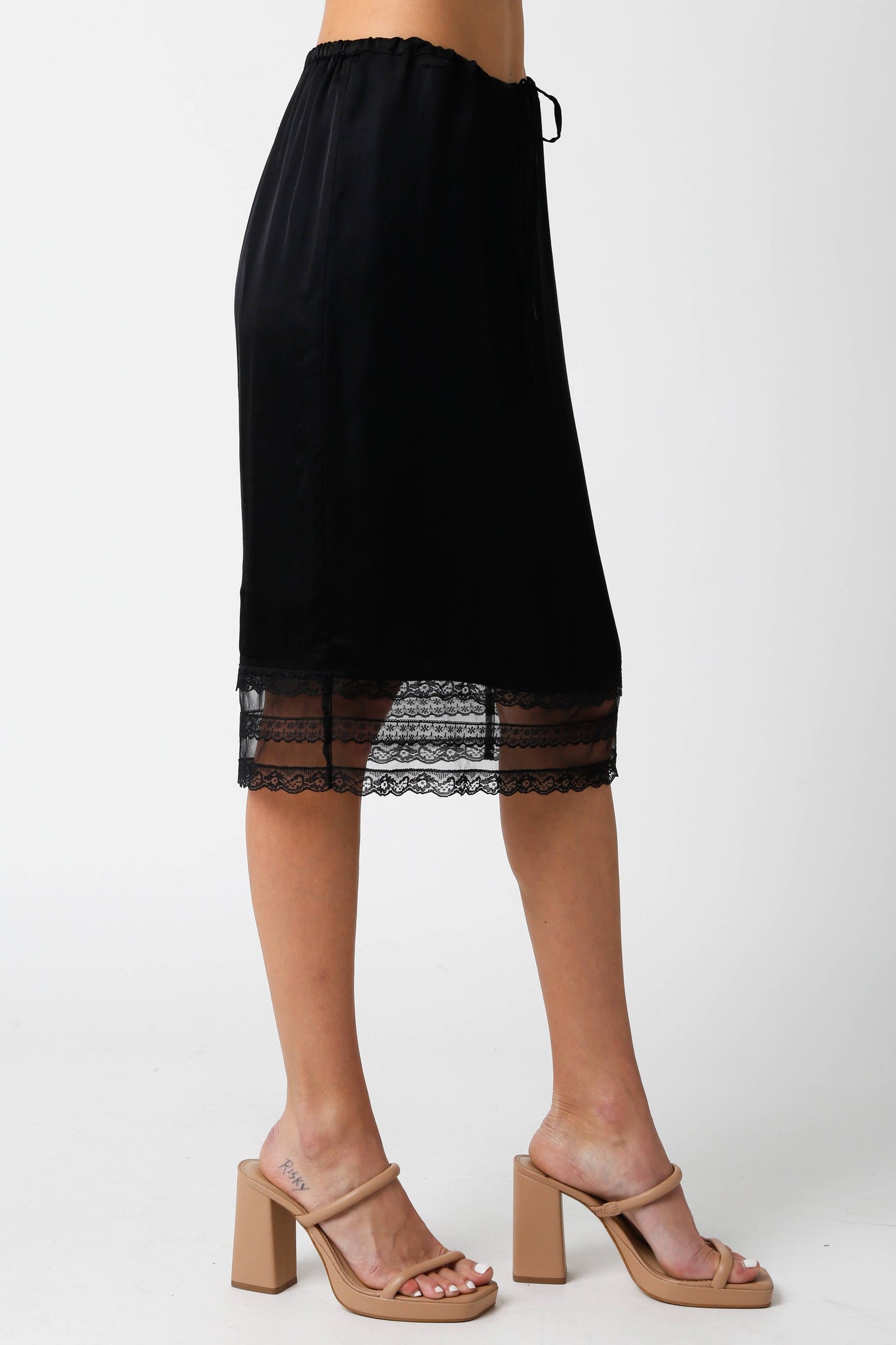 Lyra Satin Skirt