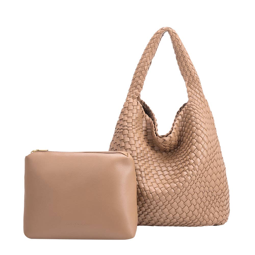 Johanna Nude Vegan Shoulder Bag