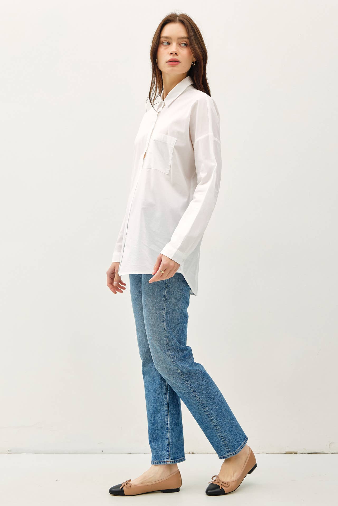 The Southie Oversized Cotton Shirt