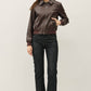 The Jenna Leather Bomber