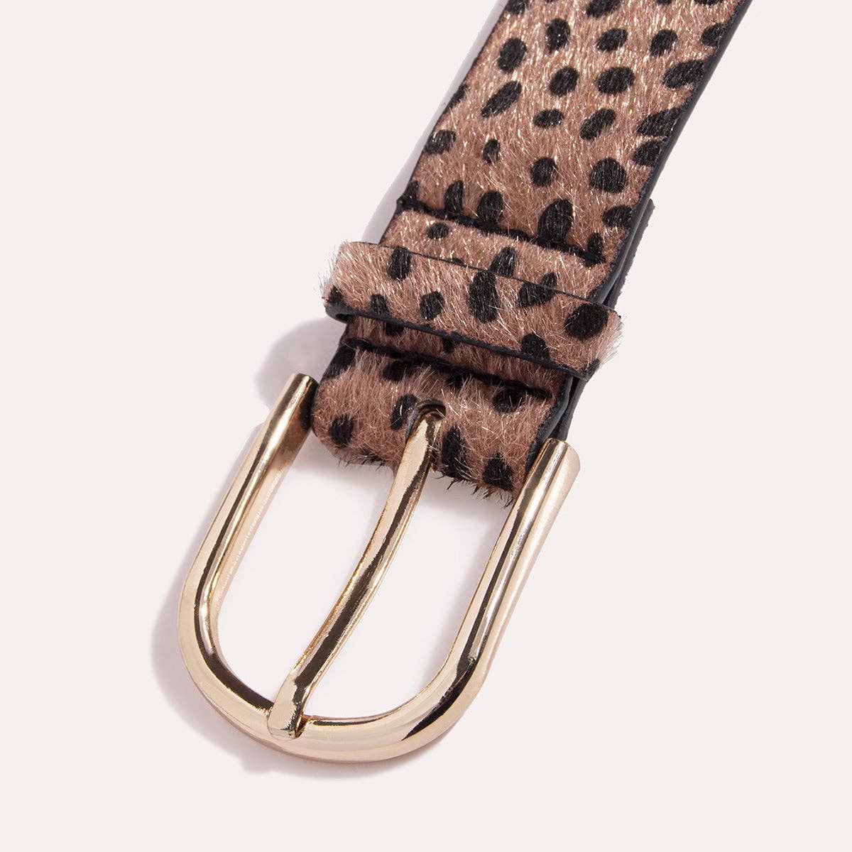 Leopard Print Belt