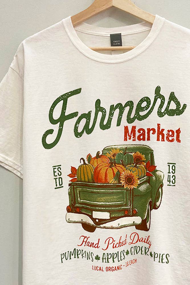 Farmers Market Oversized Tee
