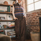 The Lucy Faux Suede Barrel Pant