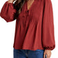 The Lily Pintuck Blouse