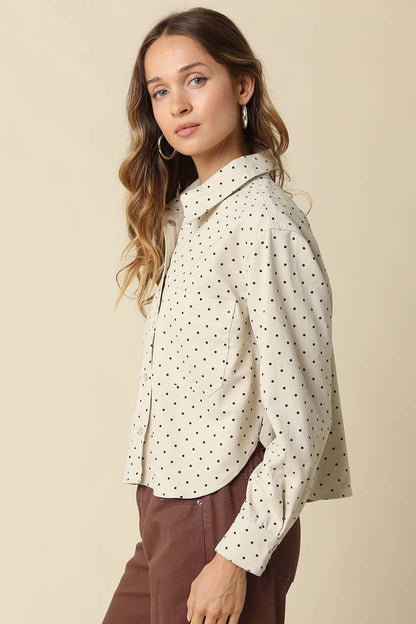 The Carly Polka Dot Shirt
