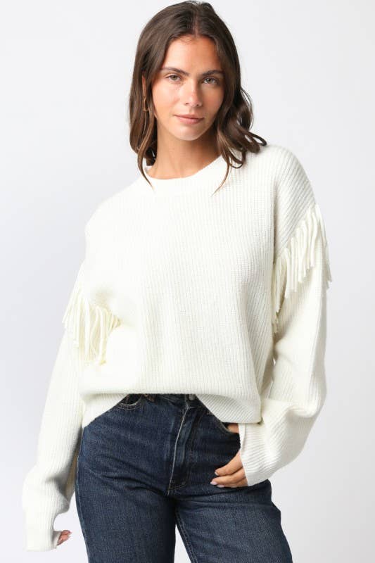 The Karli Fringe Sweater