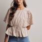 The Jenna Peplum Top