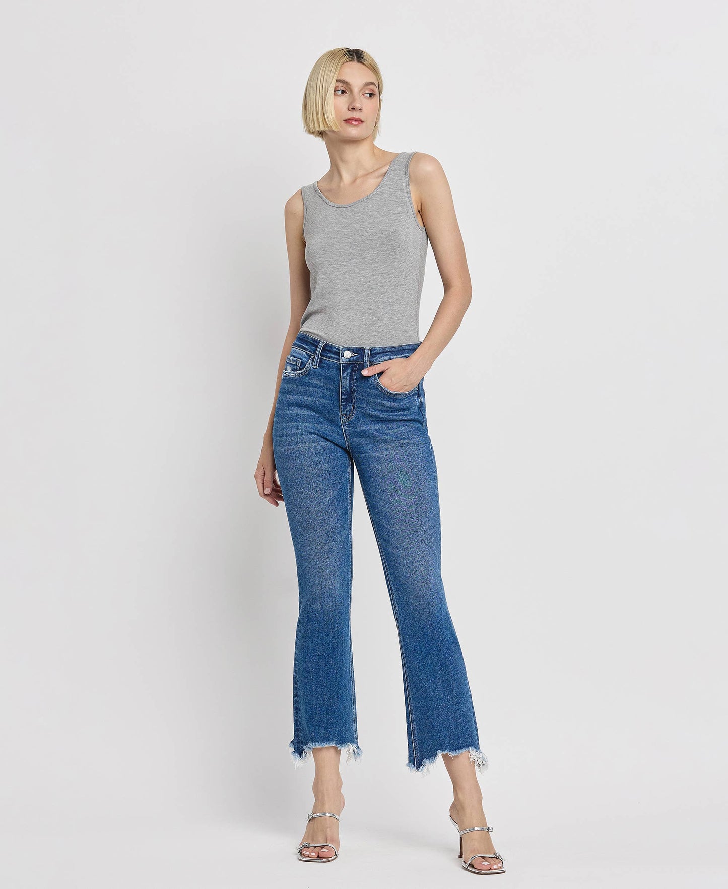 The Jenna High Rise Kick Flare Jean