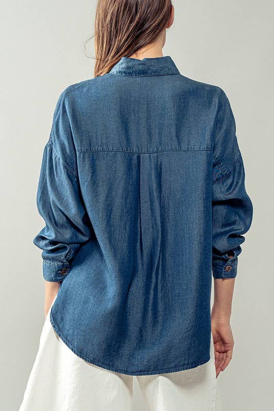 The Brenna Denim Shirt