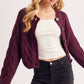 The Dylan Cable Knit Cardigan Sweater