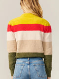 Paola Cozy Colorblocked Knit Sweater