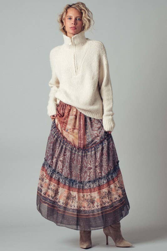 The Lucy Quarter Zip Sweater