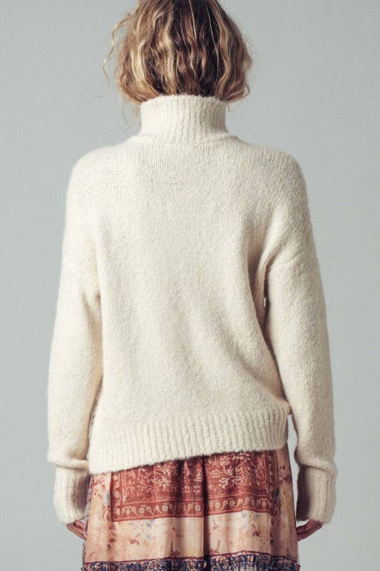 The Lucy Quarter Zip Sweater