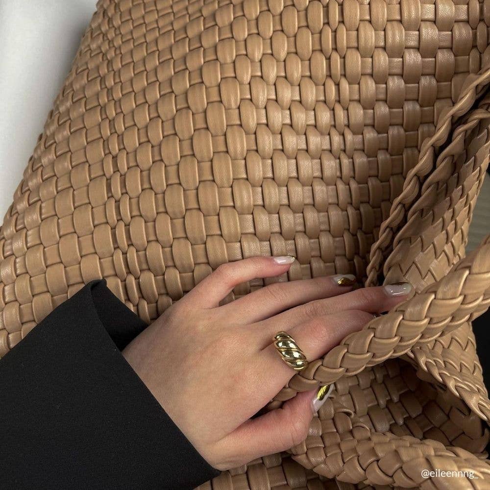 Johanna Nude Vegan Shoulder Bag