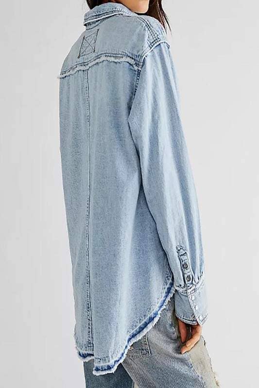 The Madison Oversized Denim Shirt