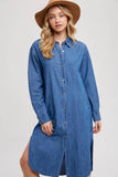 The Stevie Denim Shirt Dress