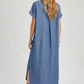 Demi Denim Dress - Back View Cropped