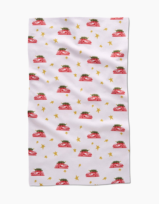 Christmas Bug Tea Towel