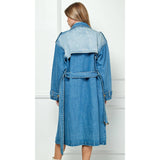 The Serena Denim Trench Coat