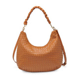 Sabrina Woven Hobo: Cream