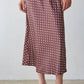 The Vienna Polka Dot Satin Skirt
