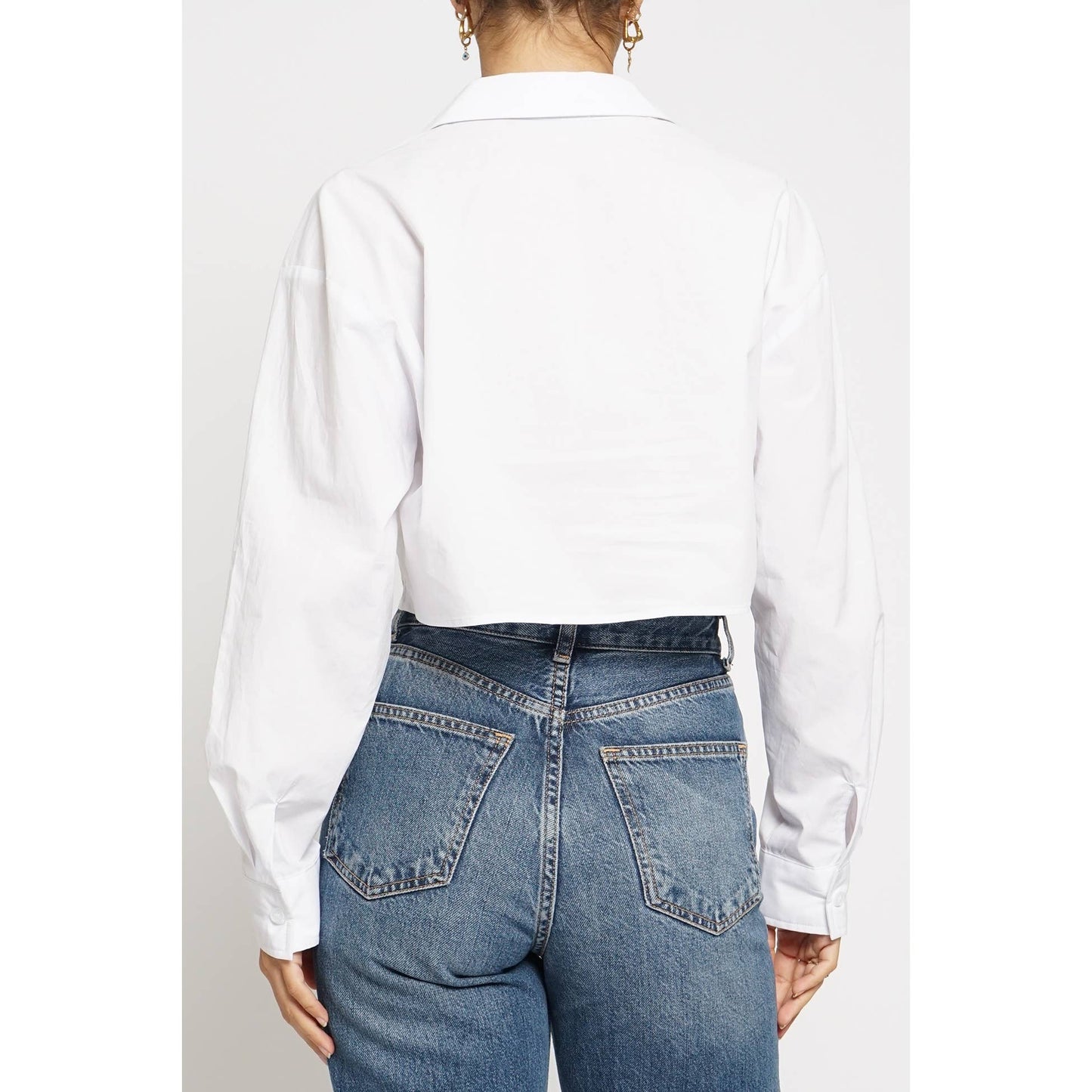 Poplin Cropped Shirt