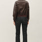 The Jenna Leather Bomber