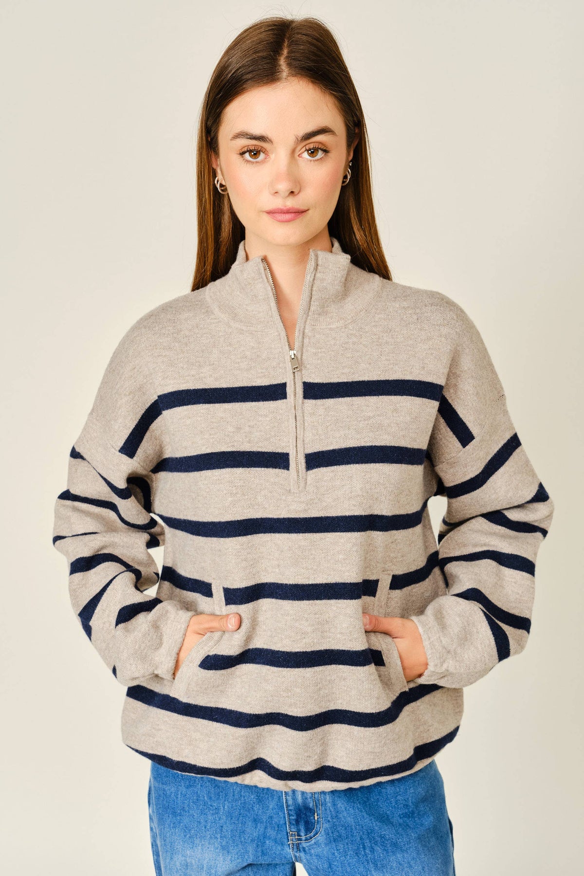 The Andrea 1/4 Zip Sweater