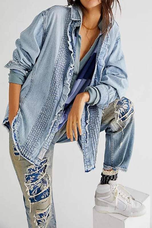 The Madison Oversized Denim Shirt