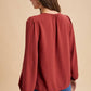 The Lily Pintuck Blouse