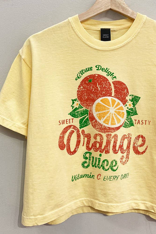 Orange Juice Vintage Tee