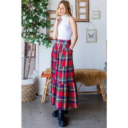 The Claire Mineral Washed Maxi Skirt