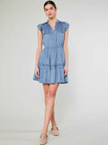 The Catherine Flutter Sleeve Dress